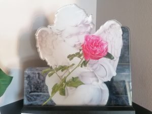 plaque funéraire Ange