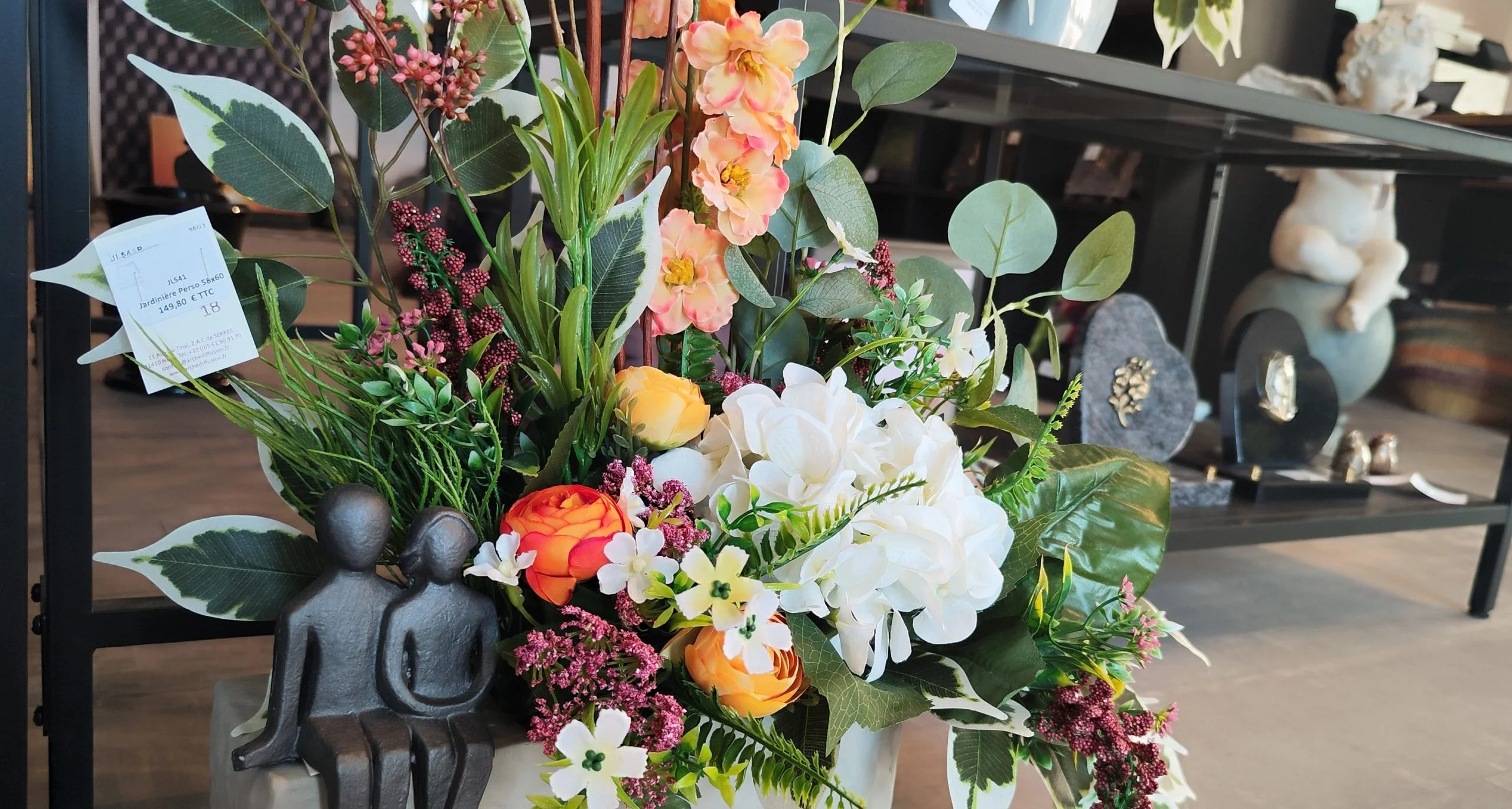 fleurs artificielles agence auxonne