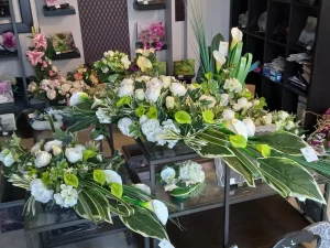 gerbe de fleurs artificielles